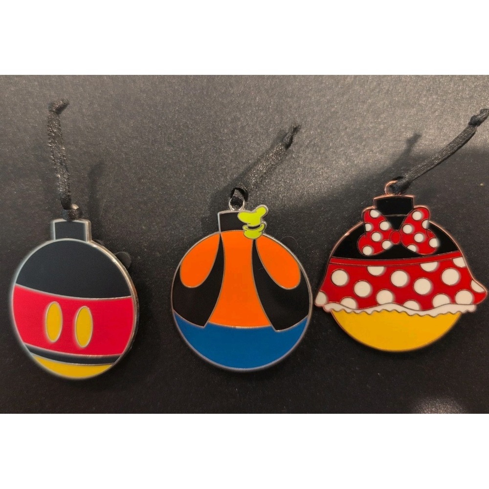 Disney Parks 2020 Advent Calendar Christmas Ornament LR Pin - Lot Of 3
